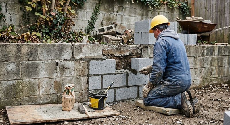 Block Masonry Repair in Davis County, UT