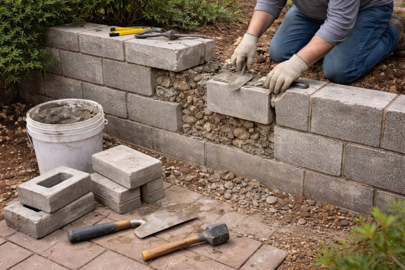 Block Wall Repair in Centerville, UT