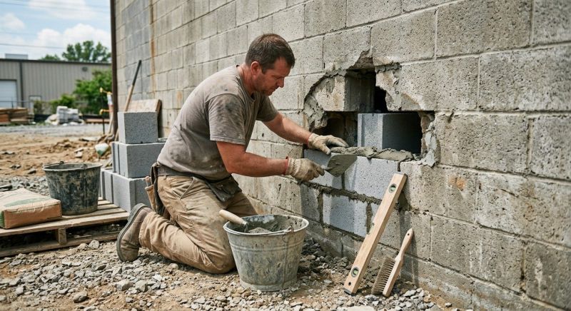 Block Wall Repair in Morgan, UT
