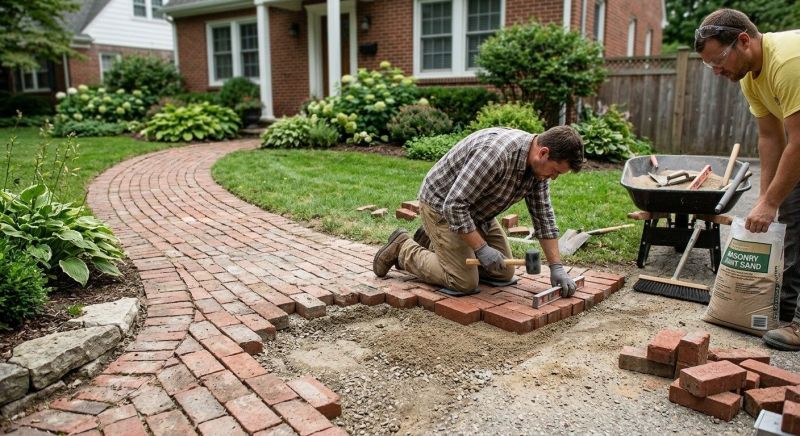 Brick Flatwork Repair in Centerville, UT