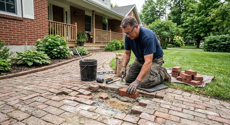 Brick Flatwork Repair in Eden, UT