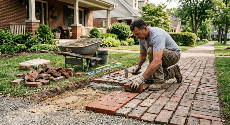 Brick Flatwork Repair in Hooper, UT