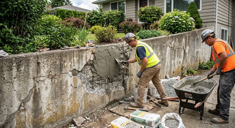 Brick Retaining Wall Repair in Davis County, UT