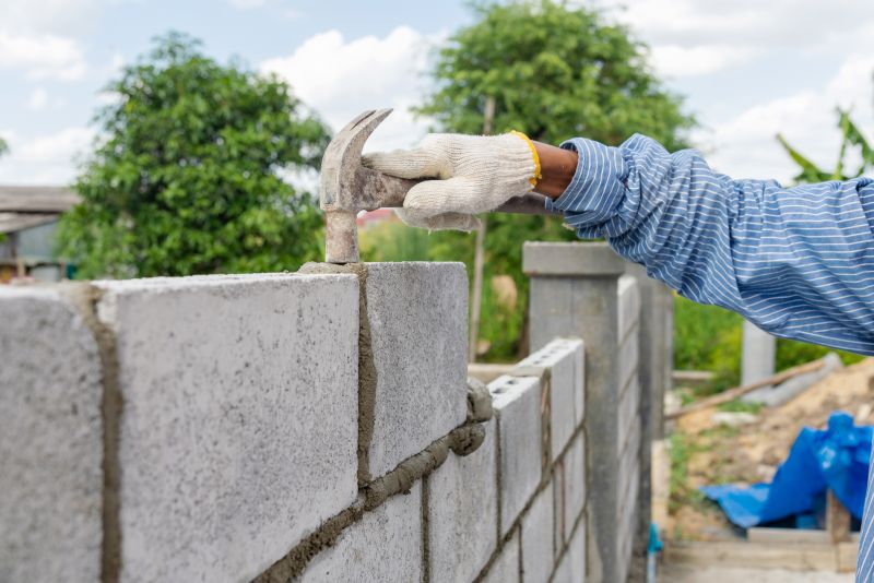 Concrete Block Wall Repair in Davis County, UT