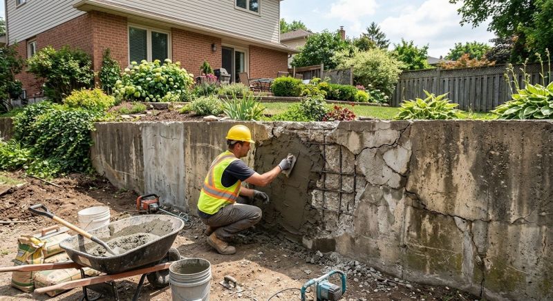 Retaining Wall Repair in Farmington, UT