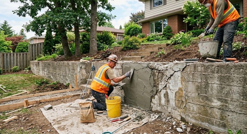 Retaining Wall Repair in Davis County, UT