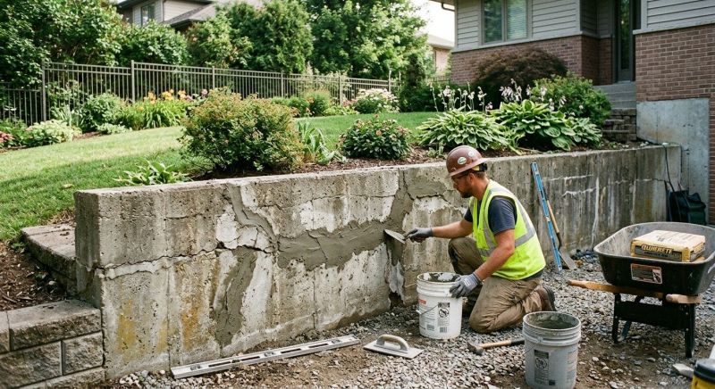 Retaining Wall Repair in Weber County, UT