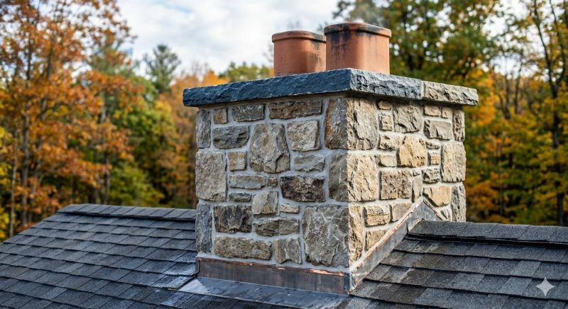 Stone Chimney Installation in Layton, UT