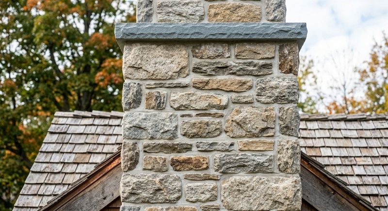 Stone Chimney Installation in Roy, UT