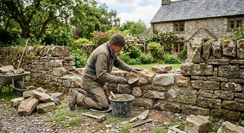 Stone Wall Repair in Clearfield, UT