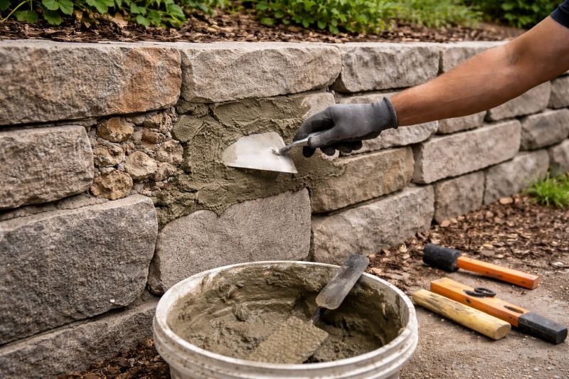 Stone Wall Repair in Bountiful, UT